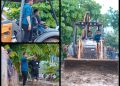 Tinjau dan Ikut Pembersihan Pasca Banjir oleh Wako