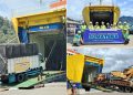 KMP Jatra II Angkut 50 Ton Bahan Pokok dan 7 Excavator Menuju Sibolga