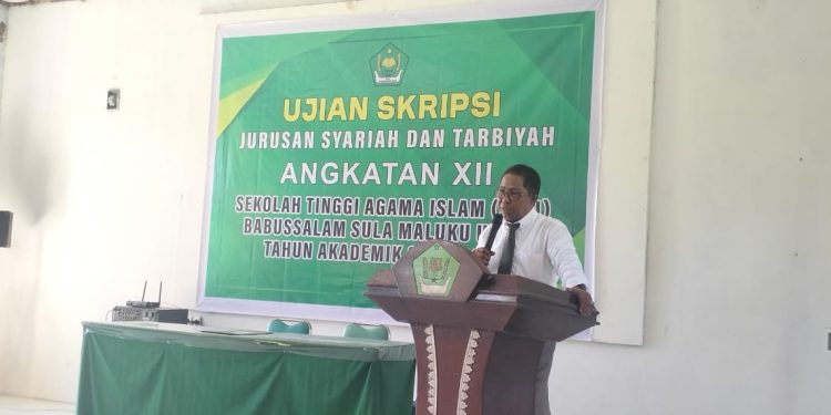 80 Mahasiswa STAI Babussalam Sula Ikut Ujian Skripsi yang Dilaksanakan Hari Ini