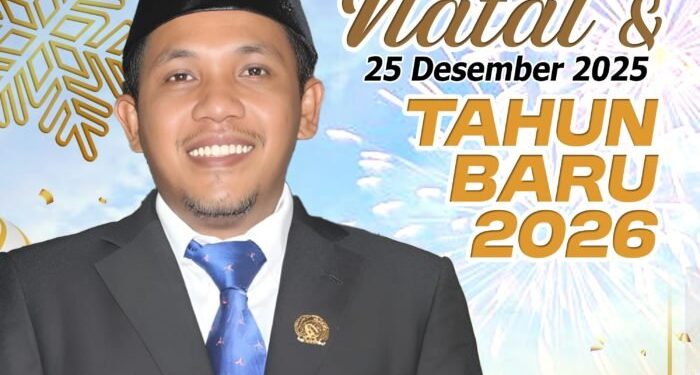 Anggota DPRD Kabupaten Kepulauan Sula Fraksi Partai Demokrat Ucapkan Selamat Natal 2025 dan Tahun Baru 2026