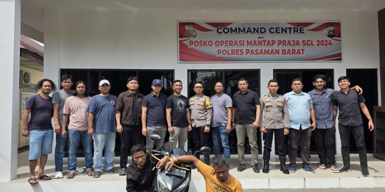Tim Kalong, Polres Pasbar tangkap dua pencuri sepeda motor.