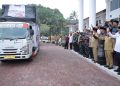 Bupati Asahan dan Forkopimda Lepas Bantuan untuk Korban Bencana di Sumatera Utara Aceh dan Sumatera Barat