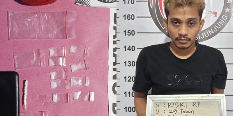 Pengedar Sabu Ditangkap di Sijunjung, Mahasiswa 29 Tahun Simpan Banyak Paket