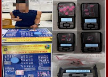 Pengedar Sabu Diamankan Satres Narkoba di Sungai Keruh Muba