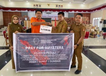Bantuan untuk Korban Bencana di Agam dari ASDEKSI