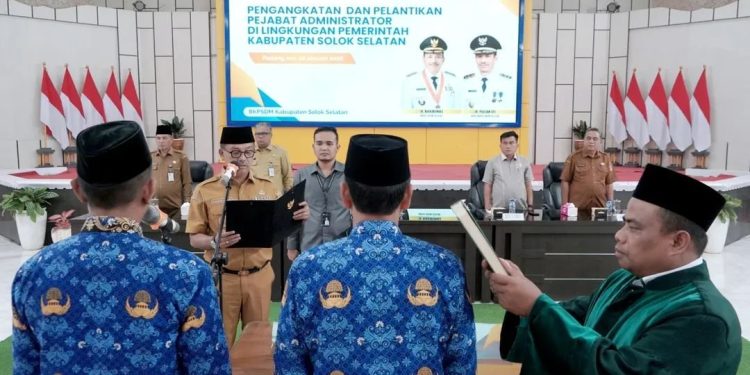 Pelantikan Pejabat Administrator Berbasis Manajemen Talenta Menurut Bupati Khairunas