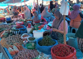 Harga Cabai Rawit di Pasar Sawahlunto Masih Tinggi di Awal Tahun