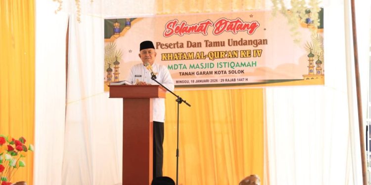 Wawako Hadiri Khatam Alqur’an Ke IV di MDTA Masjid Istiqomah Tanah Garam