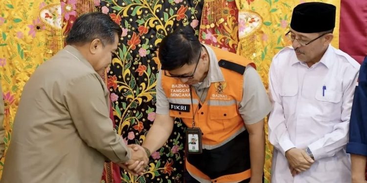 Benni Warlis Sambut Baznas RI, 100 Unit Hunian Disiapkan untuk Warga Terdampak Bencana Agam