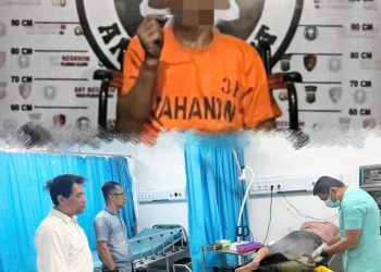 Pelaku Curas di Belawan Diterjang Peluru dan Terjatuh