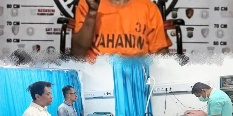 Pelaku Curas di Belawan Diterjang Peluru dan Terjatuh