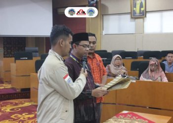 Lantik MPM KM UNP, Rektor Tekankan Pentingnya Karakter dan Integritas Mahasiswa