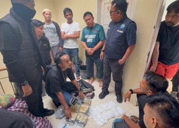 Gerebek Rumah di Bukittinggi, BNN Sumbar Amankan Pria dan Puluhan Paket Sabu