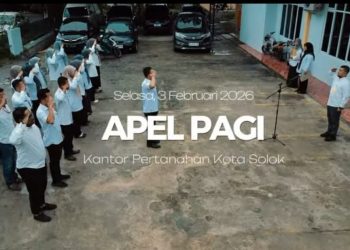 Apel Pagi di Kantor Pertanahan Kota Solok