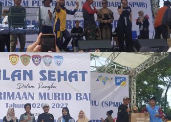 Jalan Sehat Menyambut Pembukaan SPMB SMK PGRI 3 Tanggul Tahun Ajaran 2026/2027