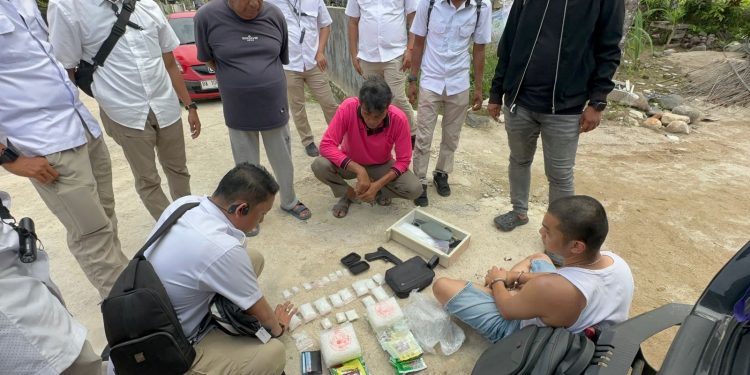 Pengedar Sabu Ditangkap di Padang BNNP Sumbar Sita 2,8 Kilogram Barang Bukti