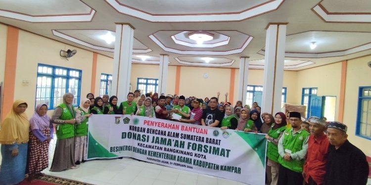 Solidaritas Lintas Daerah Salurkan Bantuan untuk Korban Bencana Hidrometeorologi di Agam